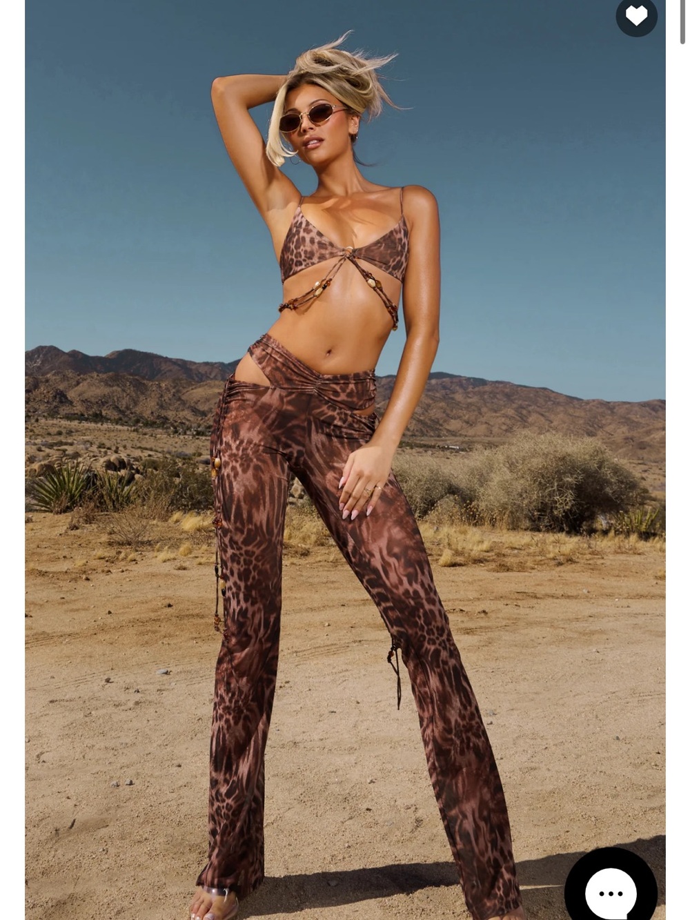 White Fox Boutique Lunar Dreams Pants The Wild Print